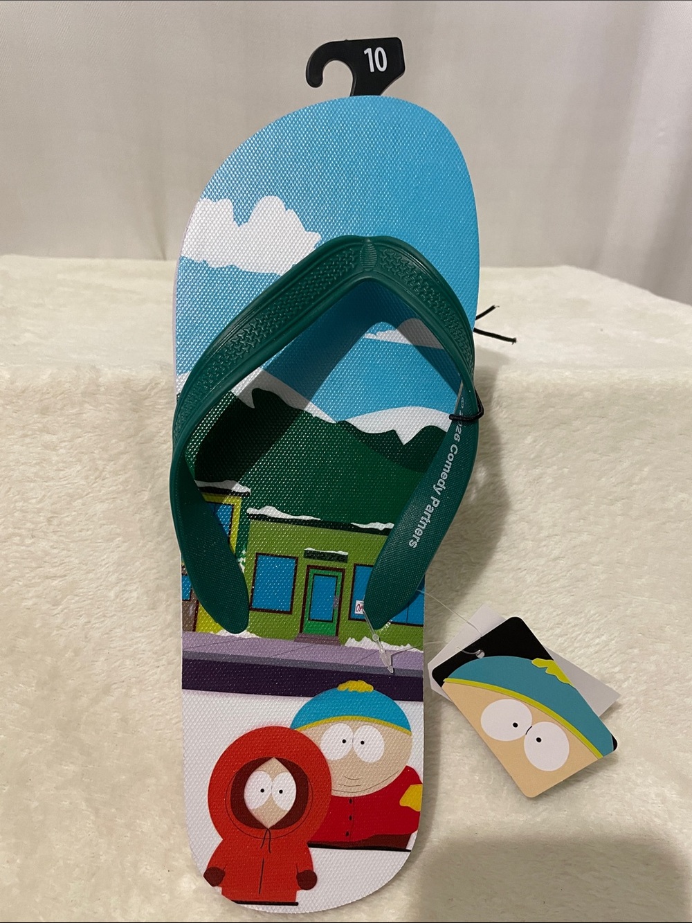 Bioworld South Park Men’s Cartoon Flip Flops